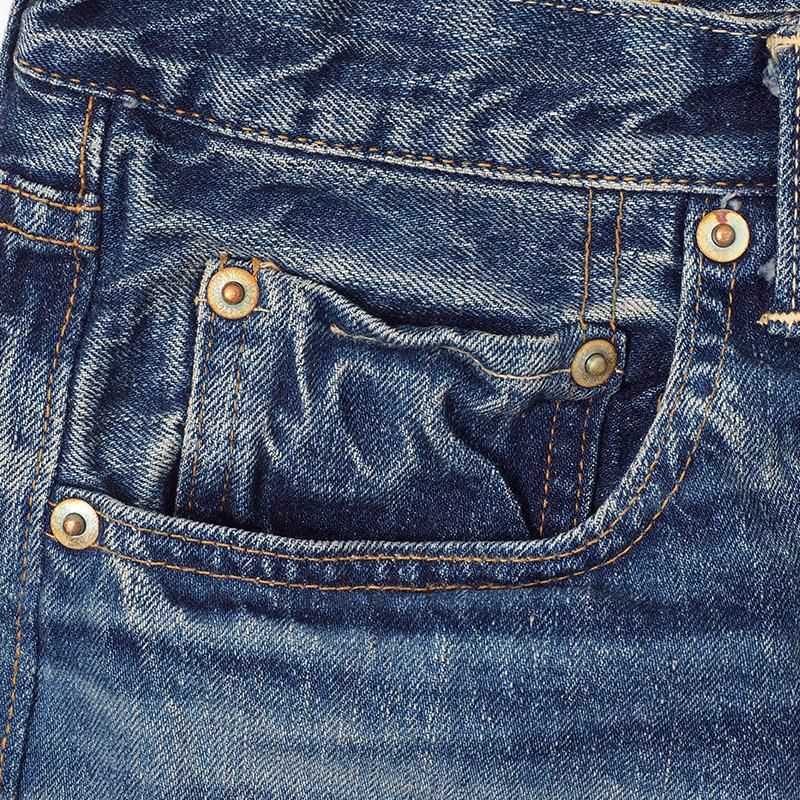 2ND-HAND 1105 (USED WASH) - INDIGO DENIM