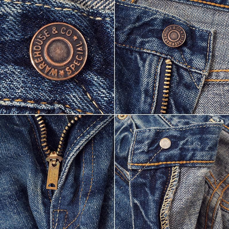 2ND-HAND 1105 (USED WASH) - INDIGO DENIM