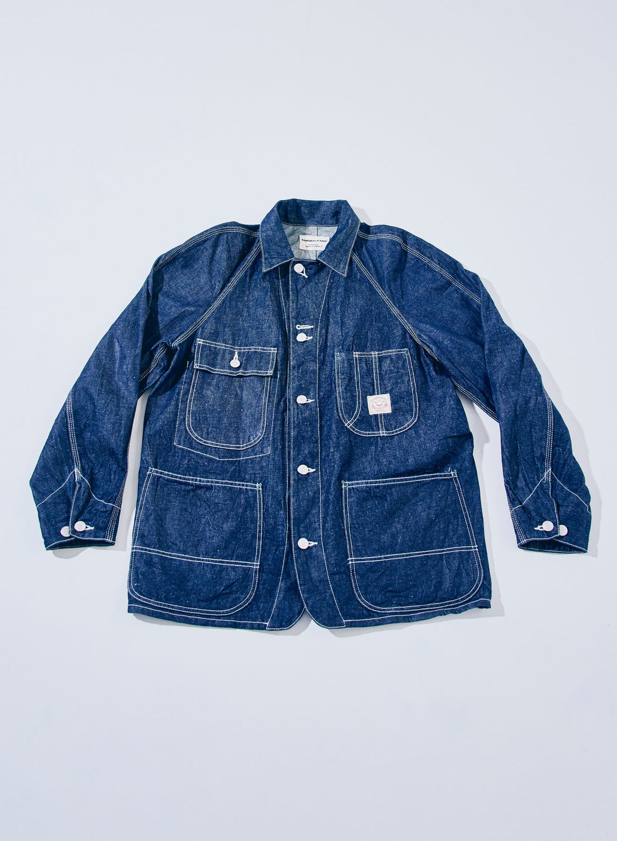 SJCA-SC01 Samurai Cotton Denim Coverall - INDIGO