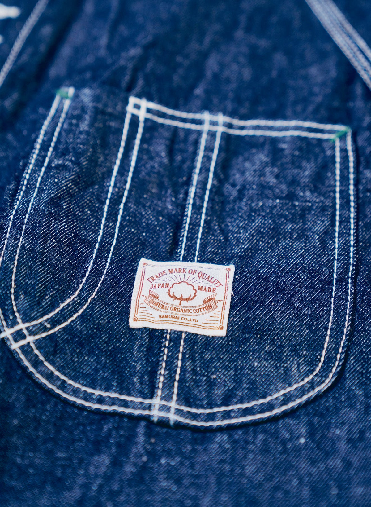 SJCA-SC01 Samurai Cotton Denim Coverall - INDIGO