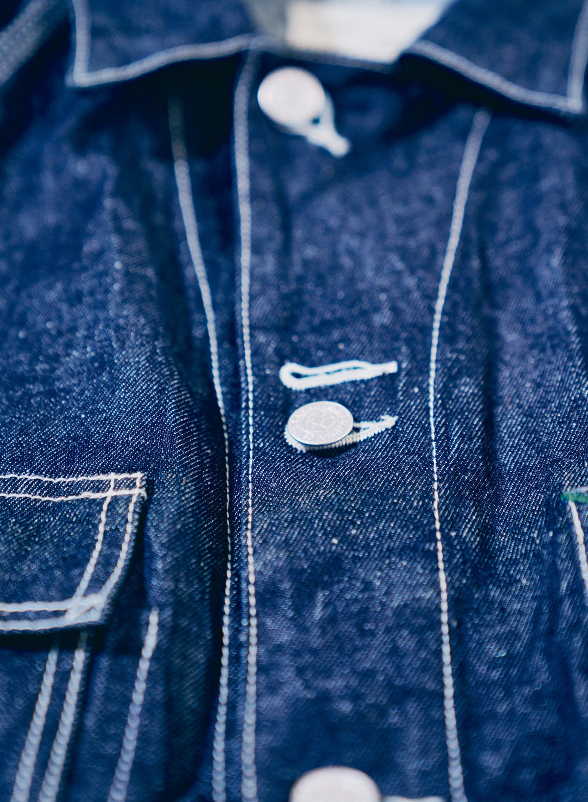 SJCA-SC01 Samurai Cotton Denim Coverall - INDIGO