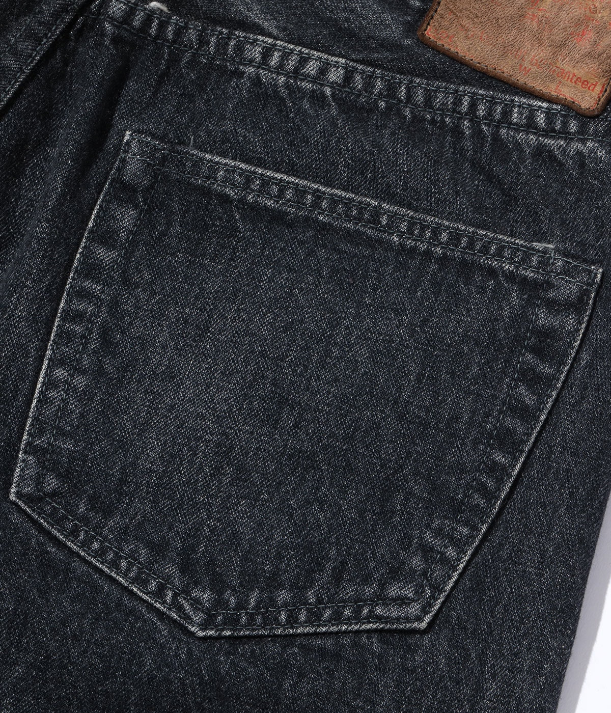 SC42460H 14.25oz. BLACK DENIM 1947 HARD WASH MODEL (REGULAR STRAIGHT) - INDIGO