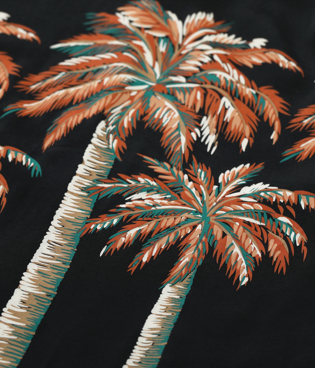 DK39448 DUKE KAHANAMOKU SPECIAL EDITION “PALM TREE” (SHORT SLEEVE) - BLACK