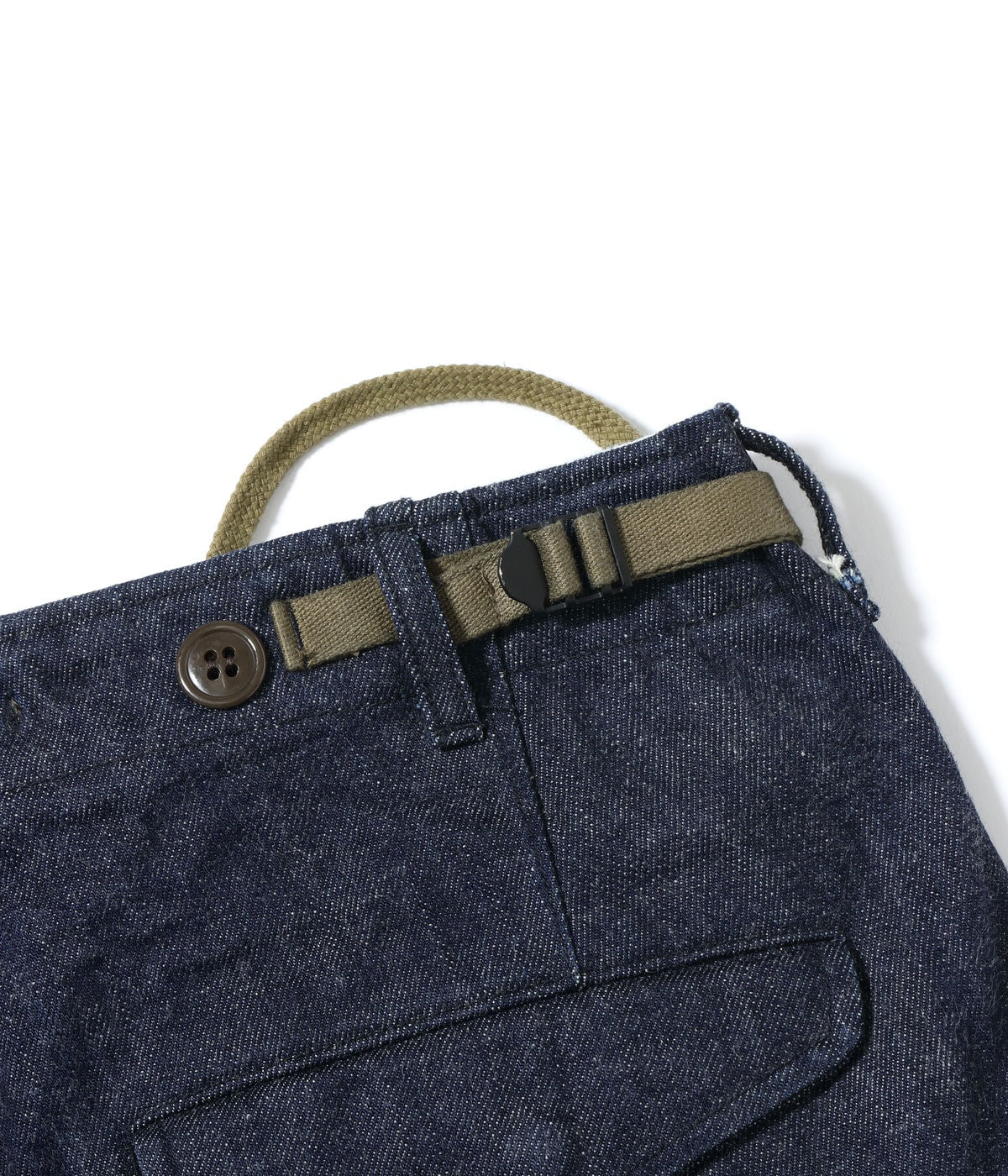 BR42586 TROUSERS SHELL FIELD Type M-51 “DENIM CIVILIAN MODEL” - INDIGO