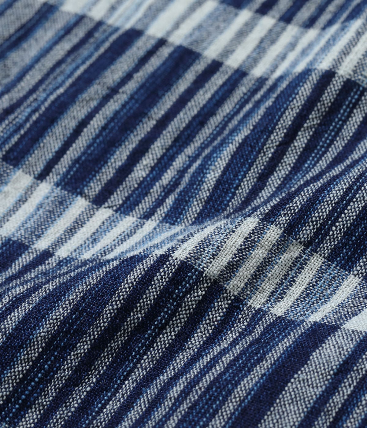 SC29591 FICTION ROMANCE 5oz. INDIGO CHECK WORK SHIRT - NAVY