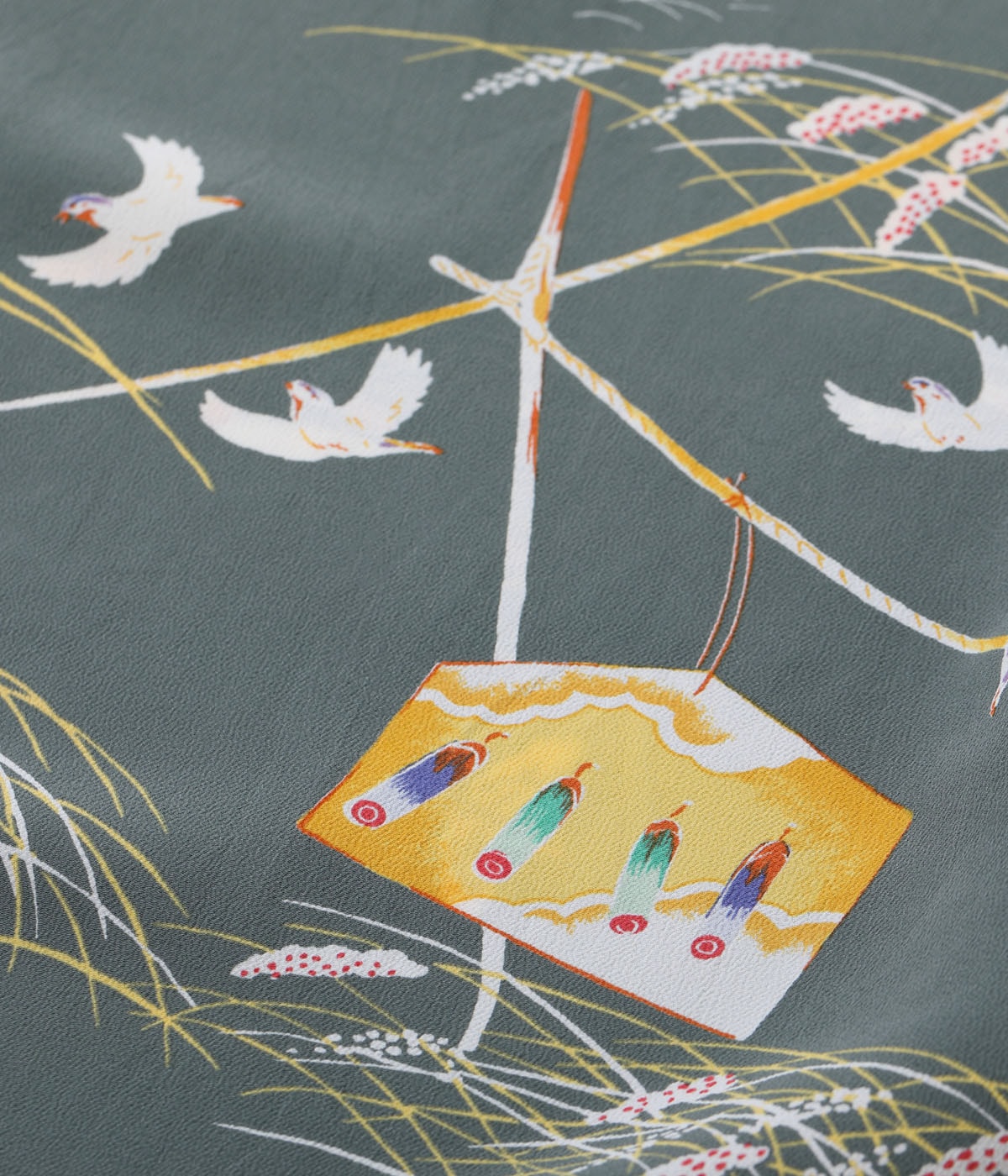SS39623 RAYON HAWAIIAN SHIRT “SCARECROW” - BLACK