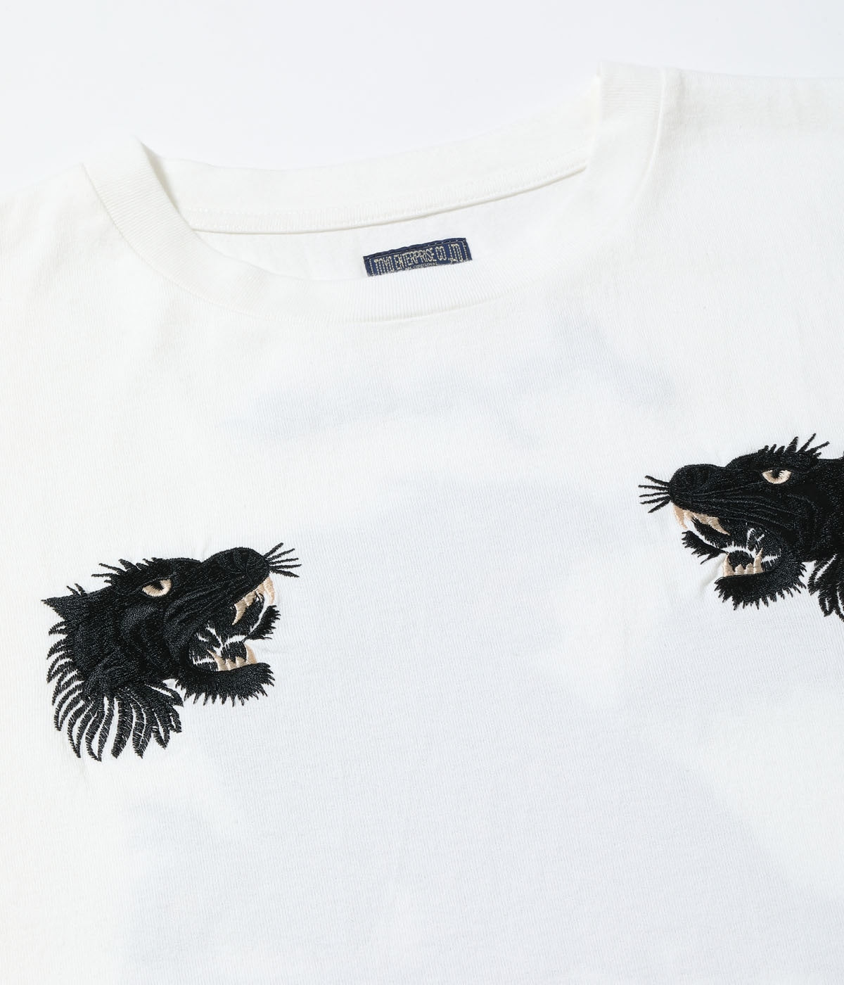 TT79743 SUKA T-SHIRT EMBROIDERED TIGER - WHITE