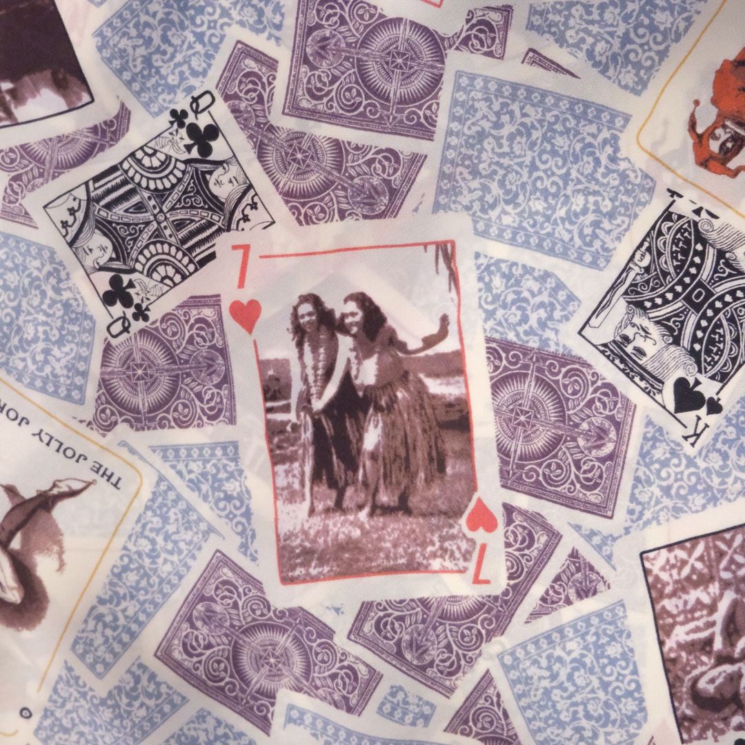 1262 HAWAIIAN PLAYING CARDS - GREY