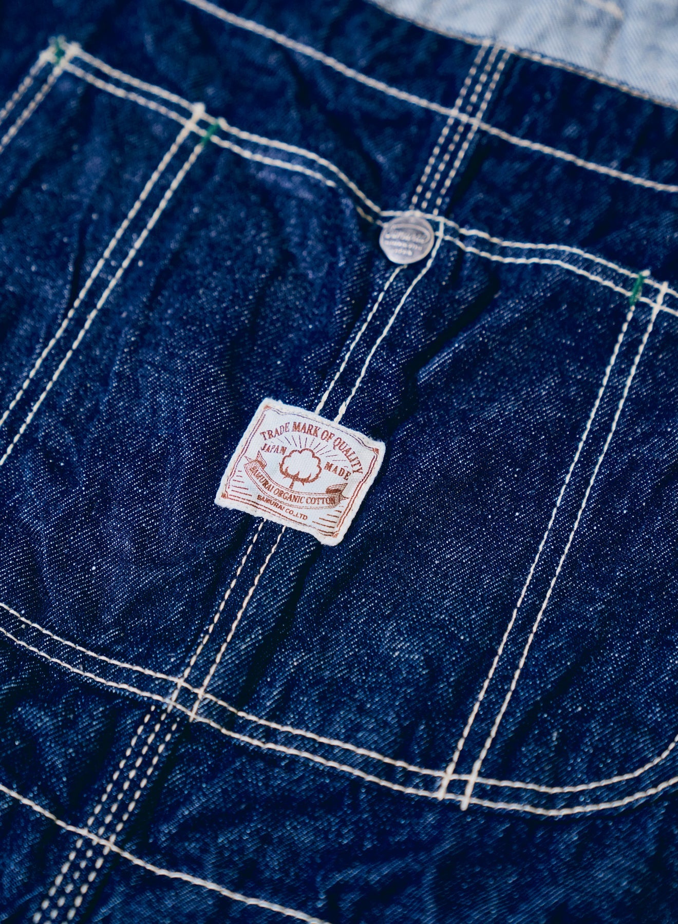SJOVAL-SC01 Samurai Cotton Denim Overalls - INDIGO
