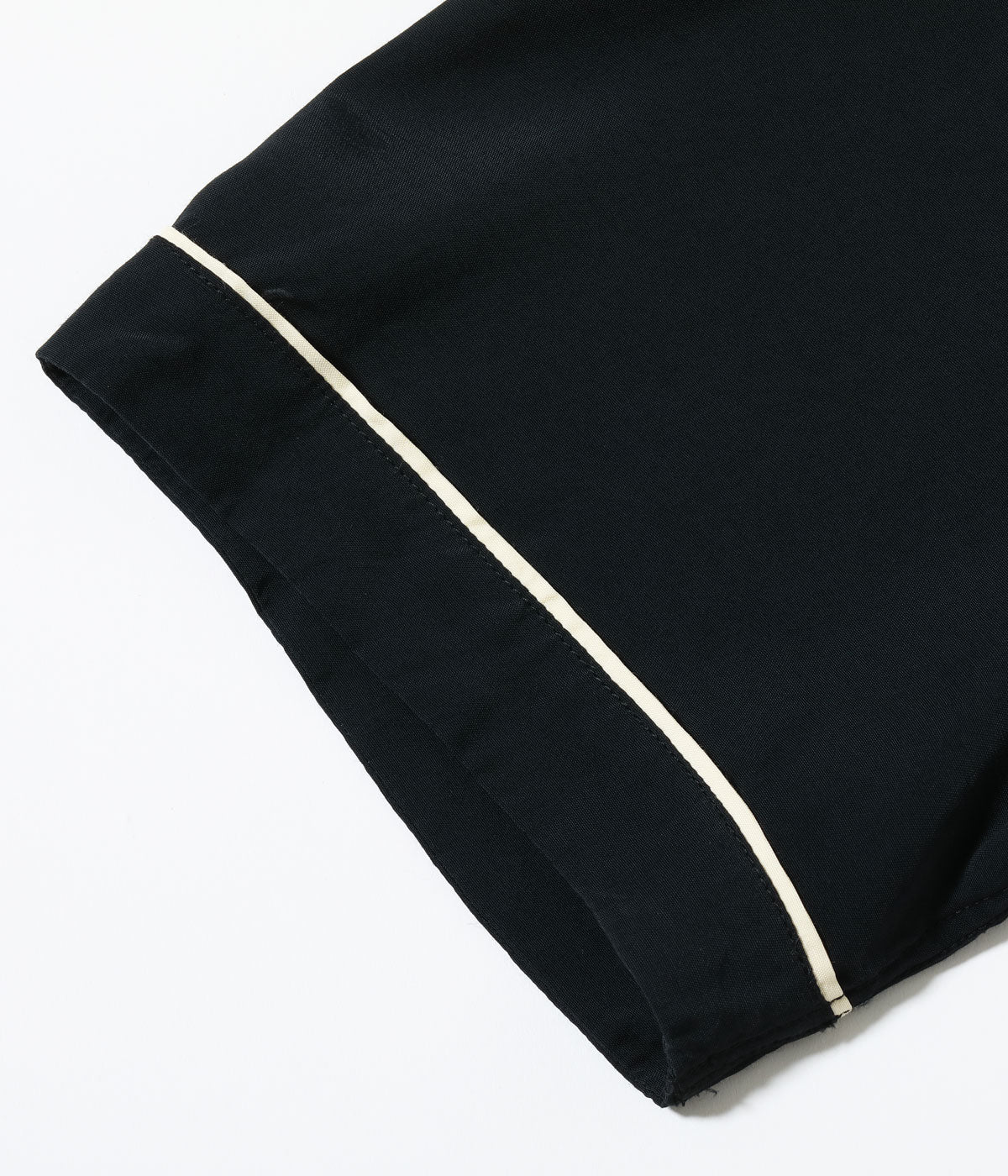 SE39663 RAYON BOWLING SHIRT LEE & SMITH - BLACK