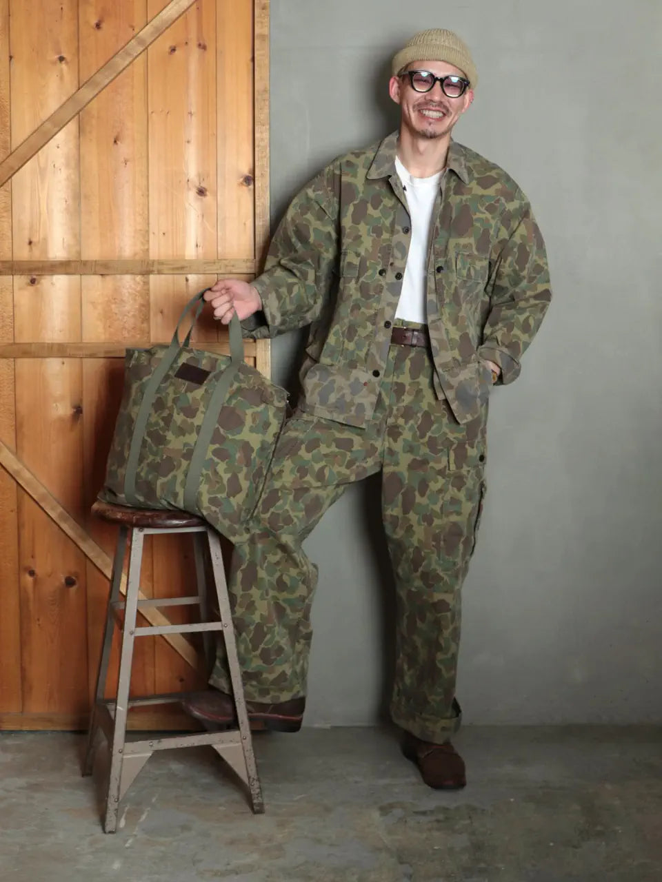 HELMET BAG DUCK HUNTER CAMO - GREEN