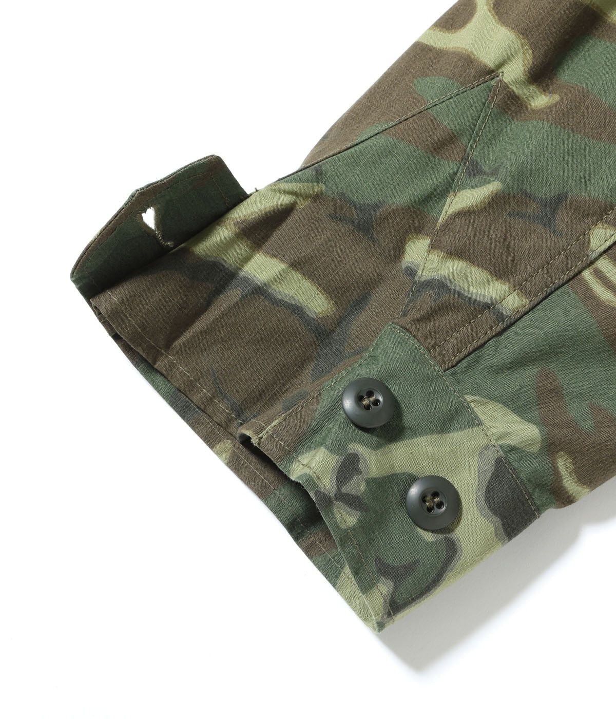 BR15691 COAT MAN'S CAMOUFLAGE COTTON WIND RESISTANT POPLIN CLASS 2 - CAMOUFLAGE