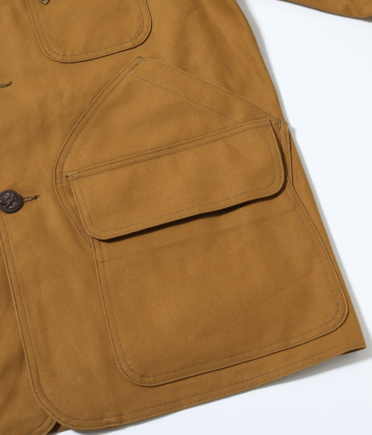 SC15834 FICTION ROMANCE 13oz. BROWN DUCK HUNTING JACKET - BROWN