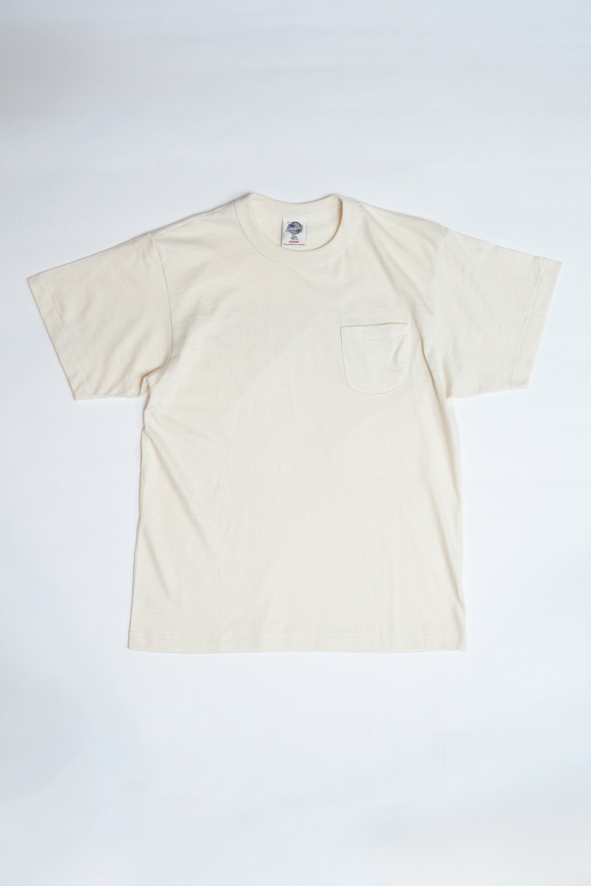 DAILY POCKET TEE S/S - NATURAL