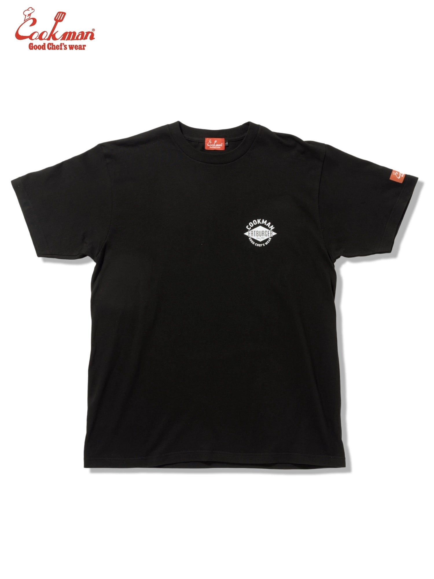FATBURGER FIRST LOCATION TEE S/S - BLACK