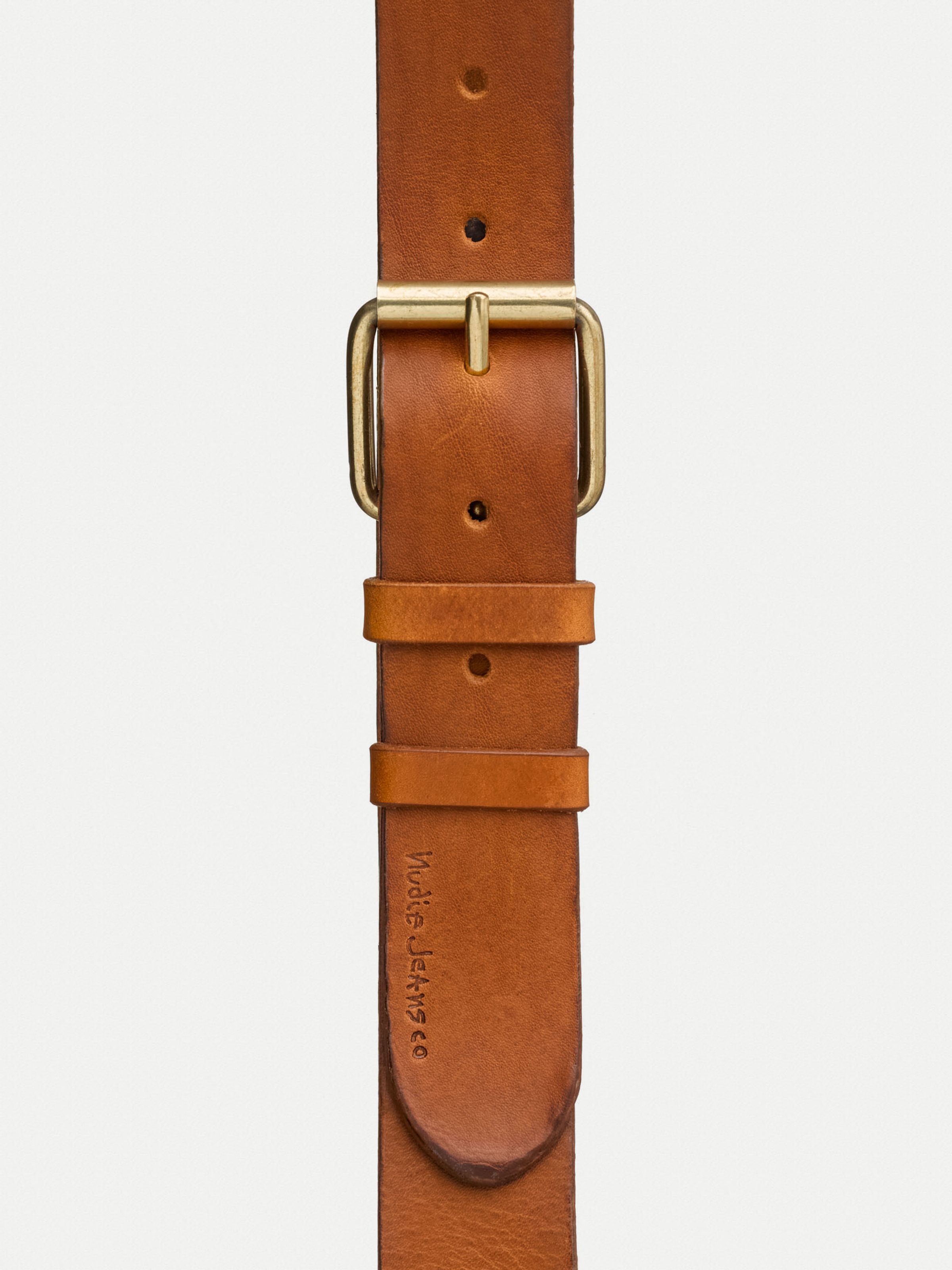 PEDERSSON LEATHER BELT - TOFFEE BROWN