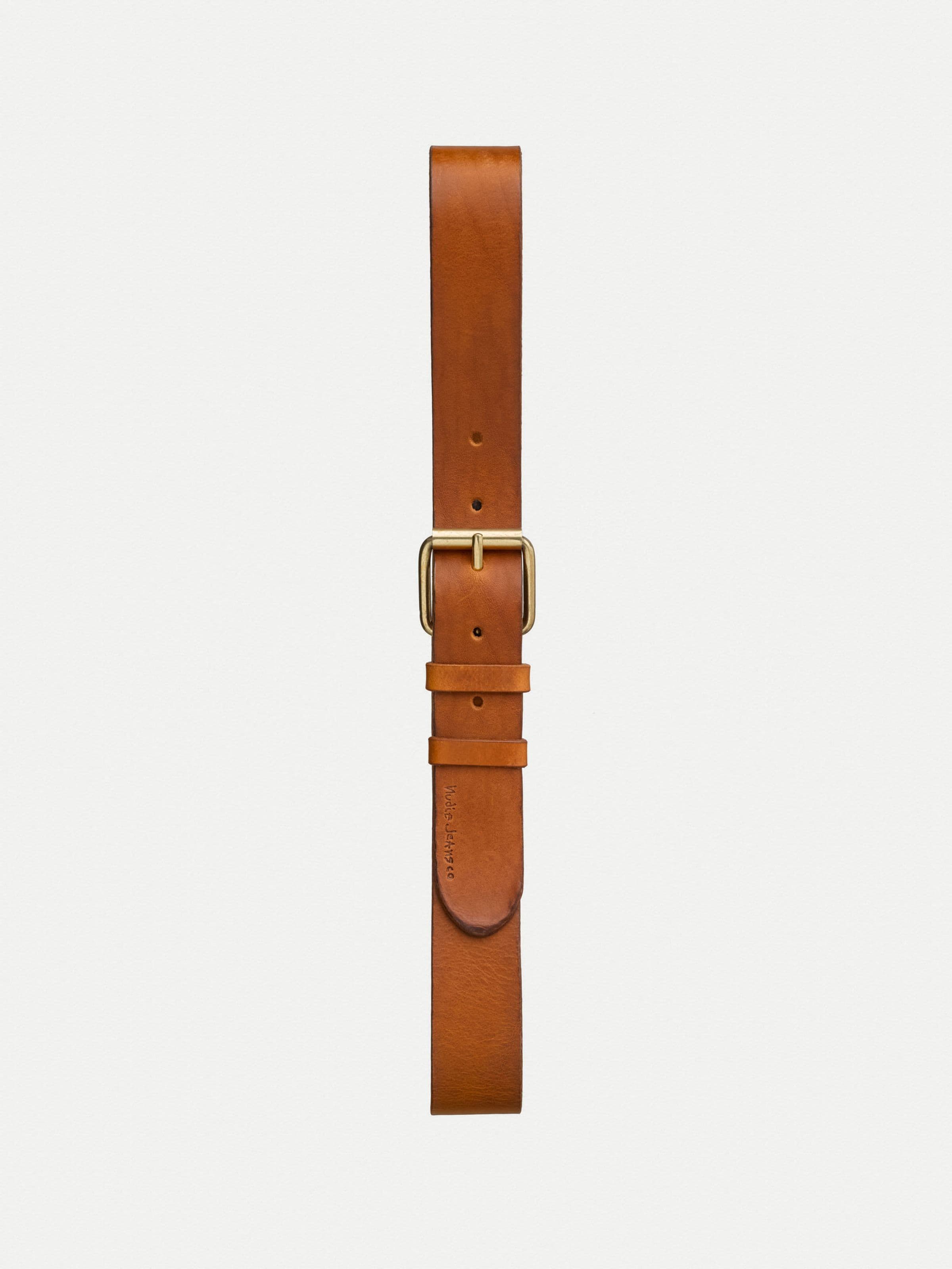 PEDERSSON LEATHER BELT - TOFFEE BROWN