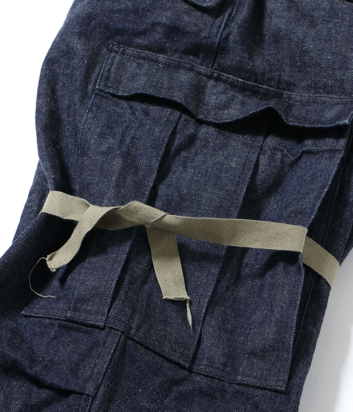 BR42586 TROUSERS SHELL FIELD Type M-51 “DENIM CIVILIAN MODEL” - INDIGO