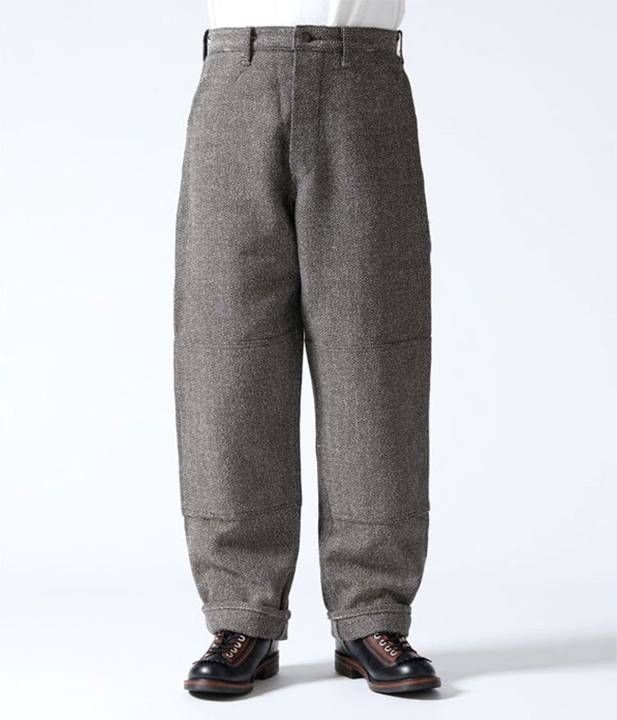 SC42609 FICTION ROMANCE 16.7oz. INDIGO TWEED WORK PANTS - BEIGE
