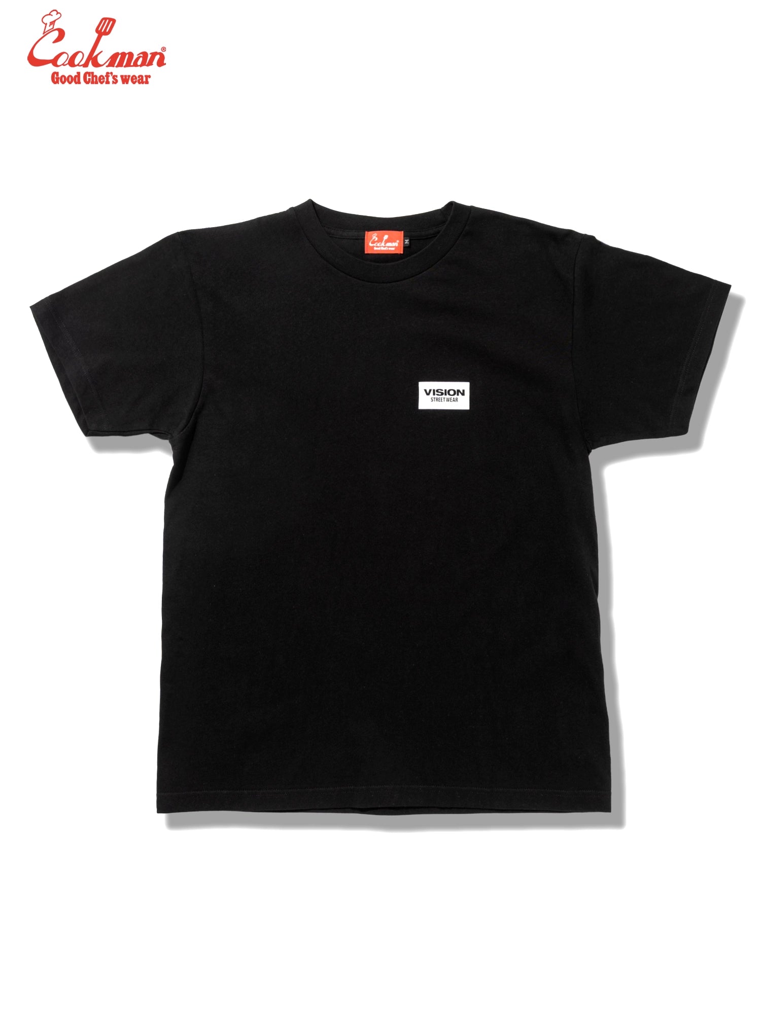 VISION LOGO TEE S/S - BLACK