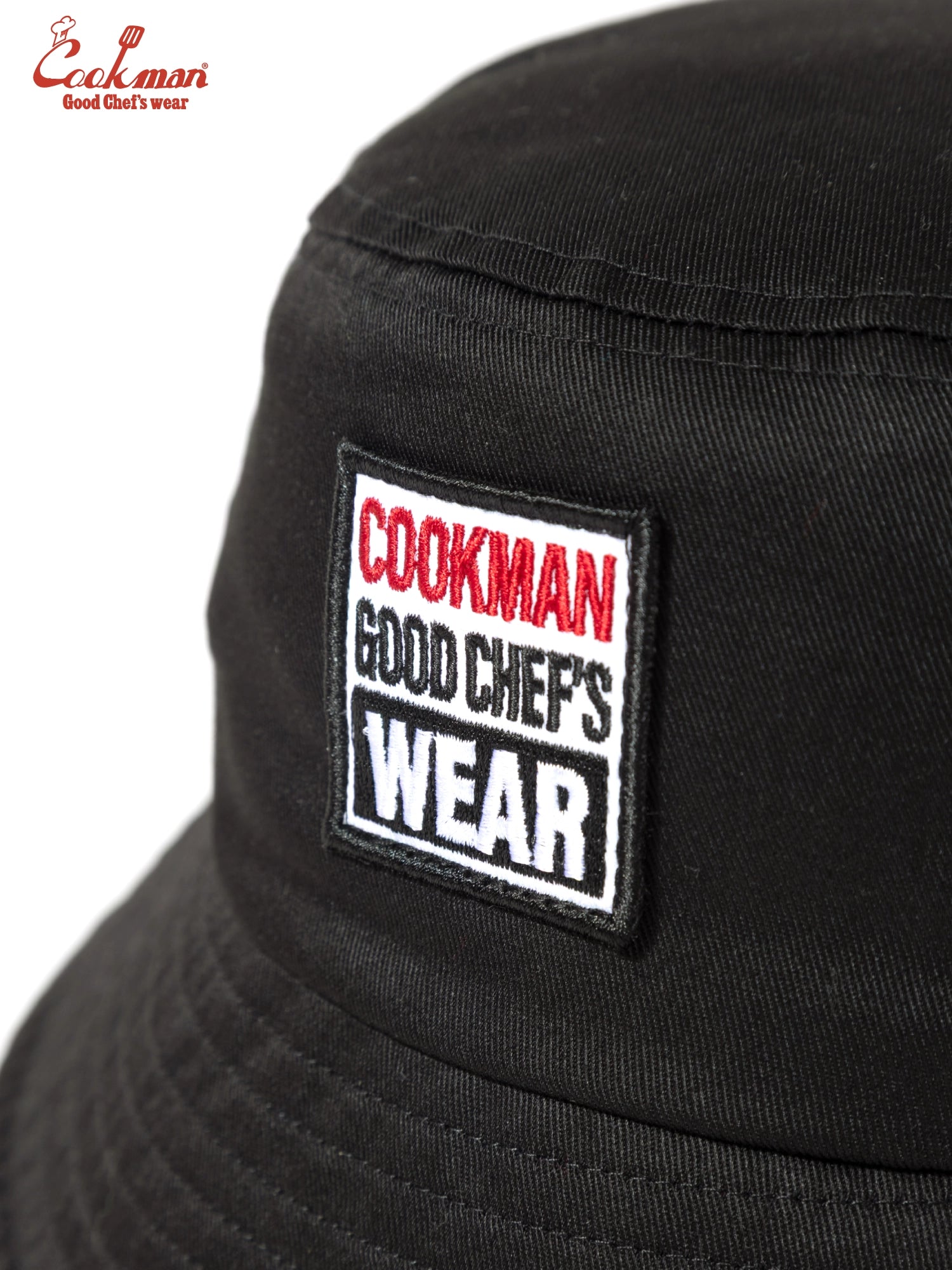 BUCKET HAT VISION LOGO - BLACK