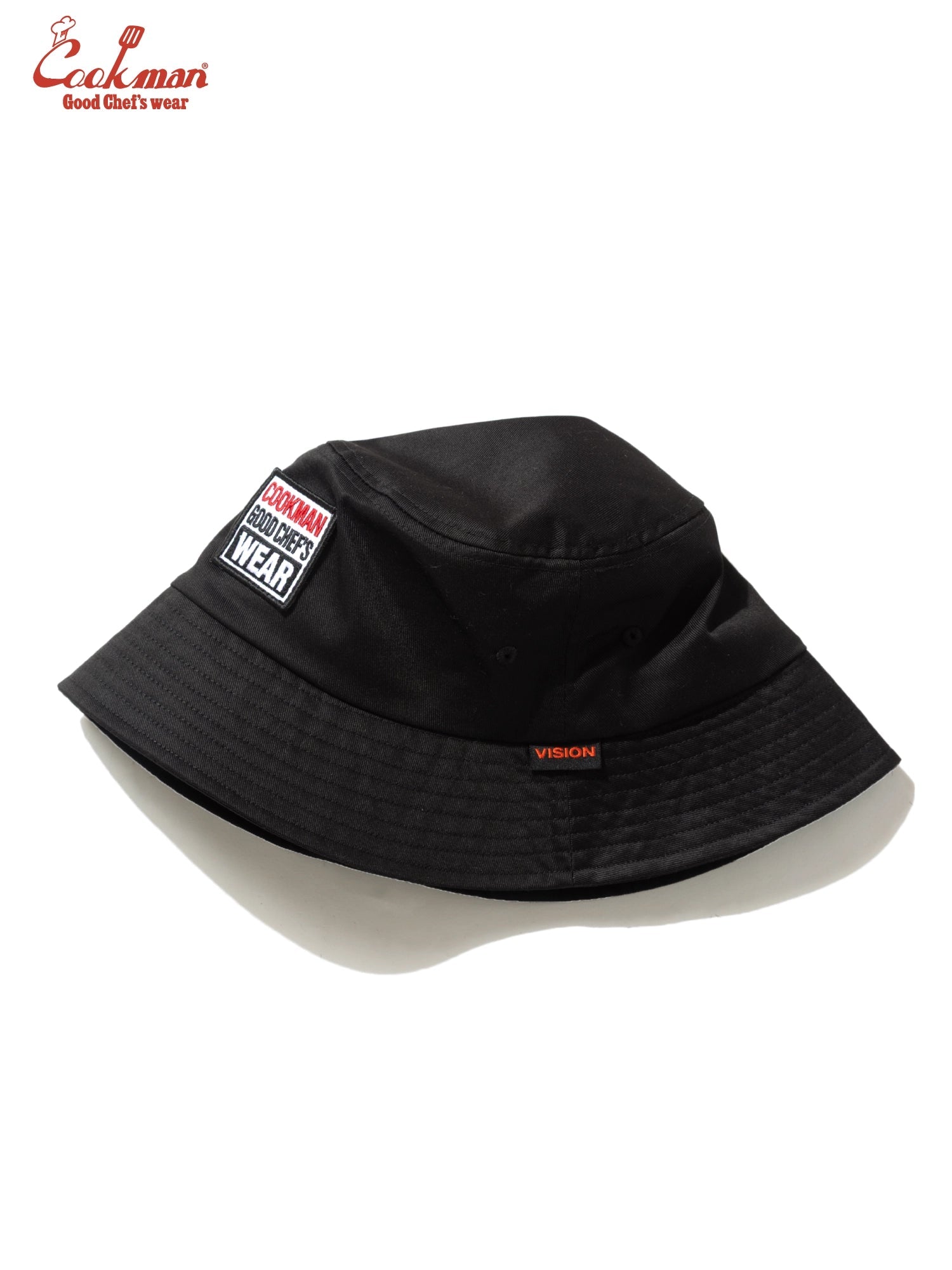 BUCKET HAT VISION LOGO - BLACK