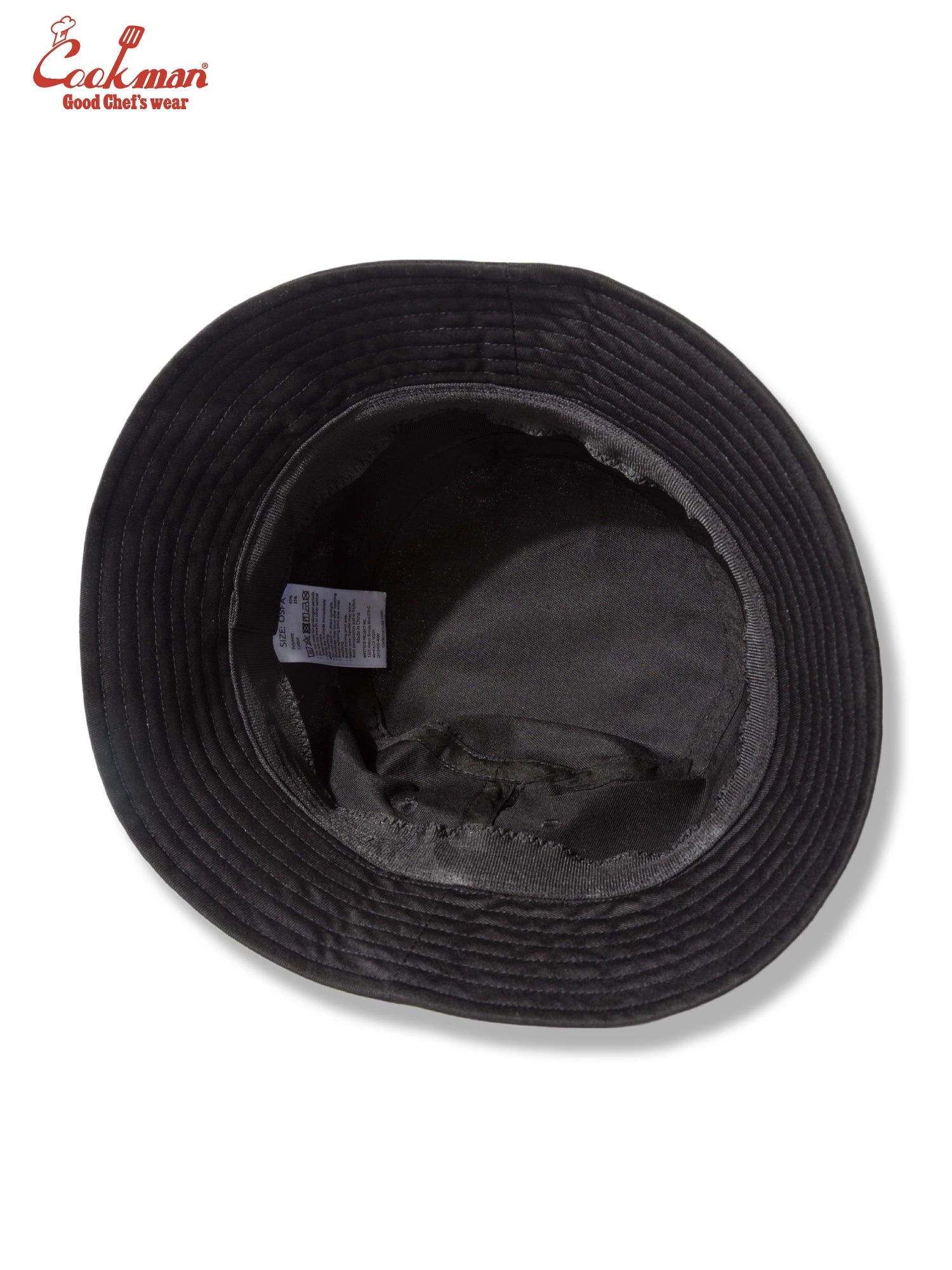 BUCKET HAT VISION LOGO - BLACK