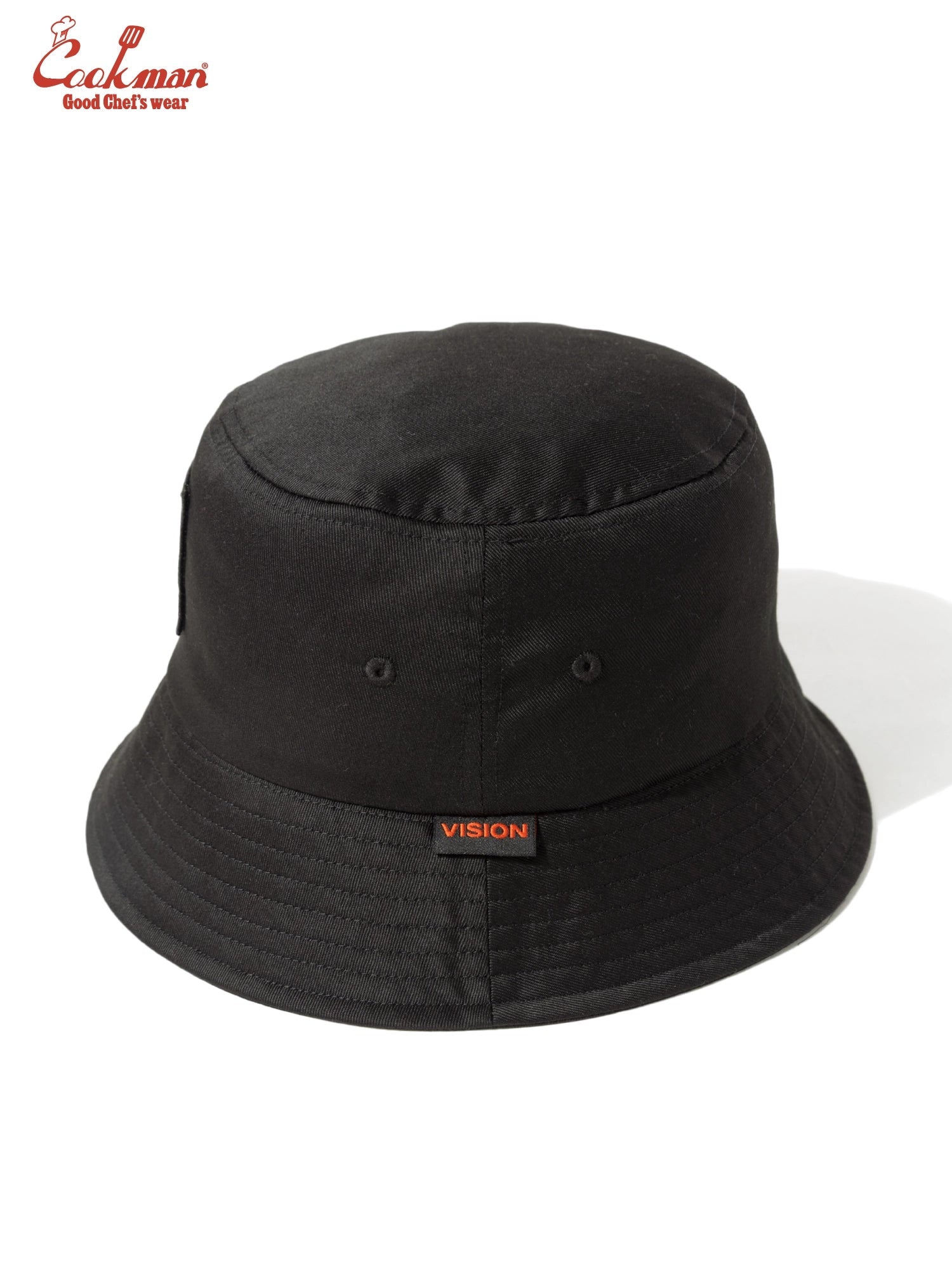 BUCKET HAT VISION LOGO - BLACK