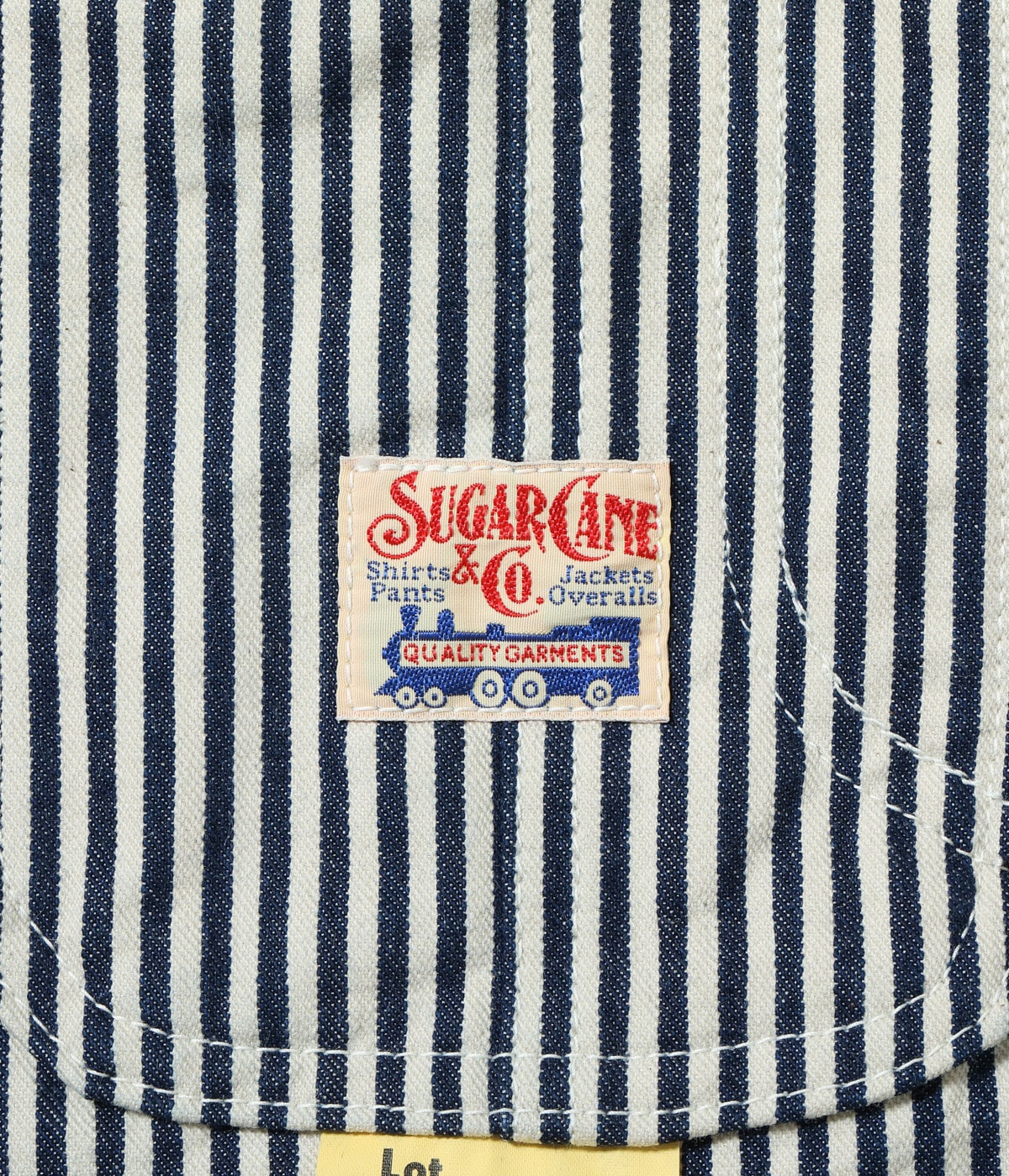 SC15656 11oz. HICKORY STRIPE WORK COAT - HICKORY