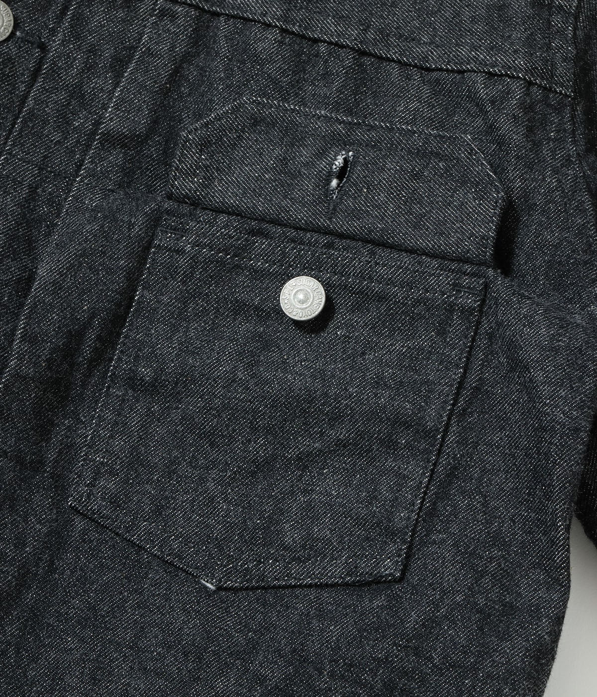 SC15650 14.25oz. BLACK DENIM JACKET 1953 MODEL - INDIGO