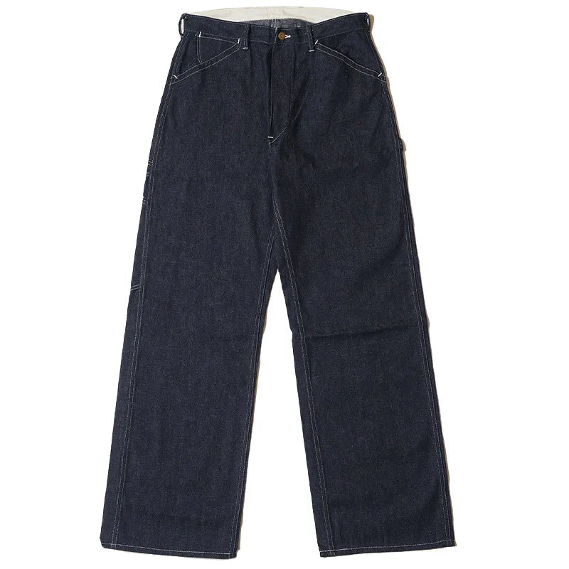 JG-12 late 30s to early 40s Ironworkers Trousers ONE WASH - INDIGO