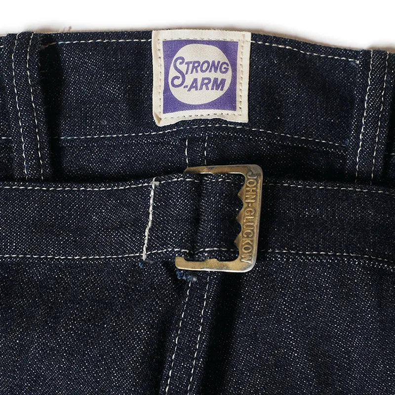 JG-12 late 30s to early 40s Ironworkers Trousers ONE WASH - INDIGO