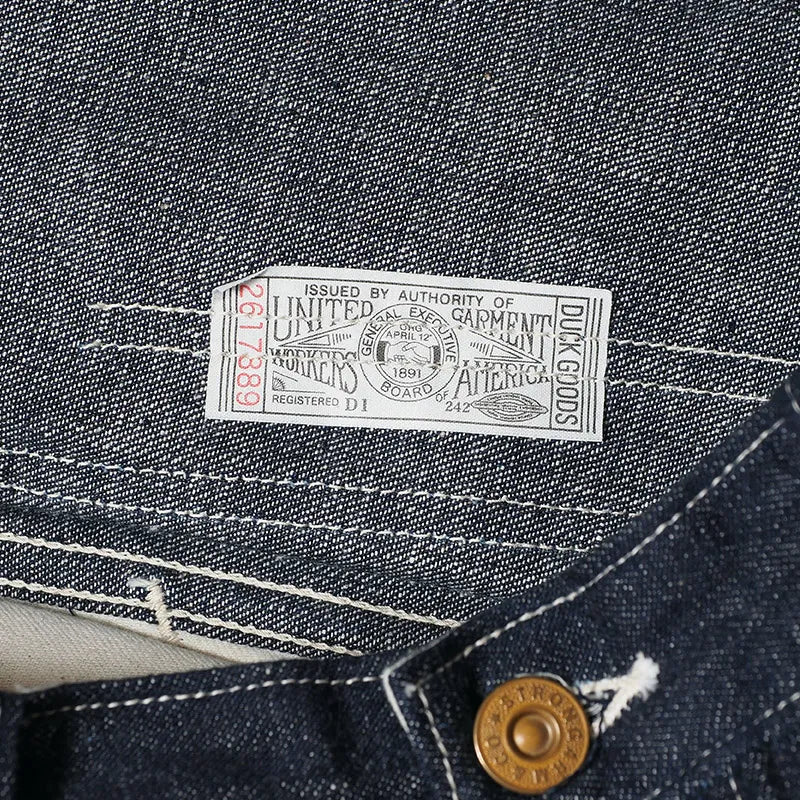 JG-12 late 30s to early 40s Ironworkers Trousers ONE WASH - INDIGO