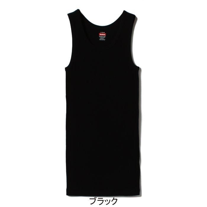 2P US COTTON RIBBED TANK TOP - BLACK X BLACK
