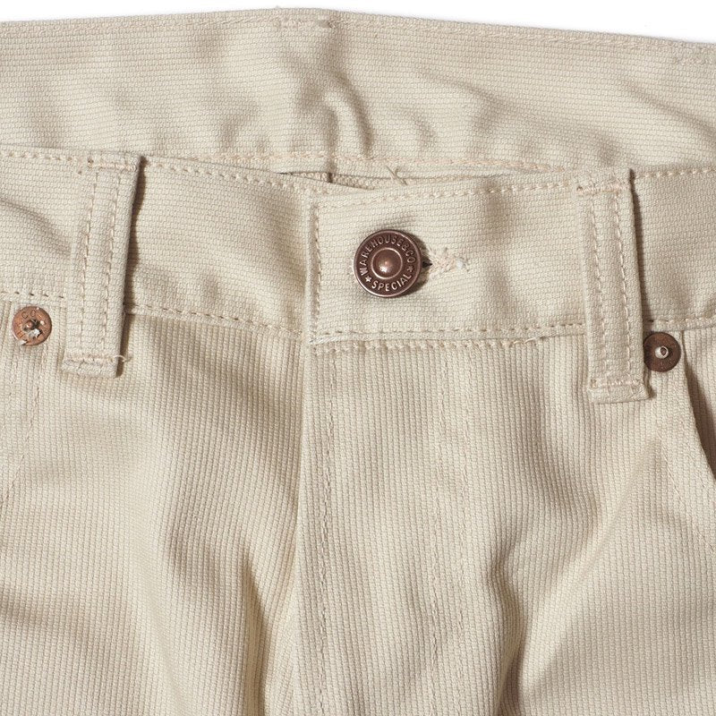 1096 PIQUE PANTS - IVORY