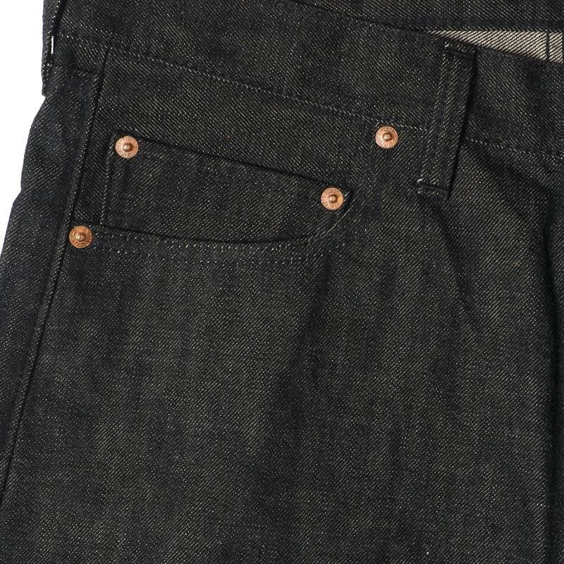 224-66B (66MODEL) BLACK DENIM - BLACK