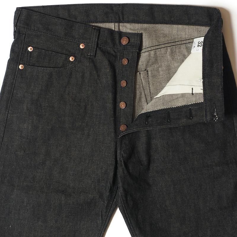 224-66B (66MODEL) BLACK DENIM - BLACK