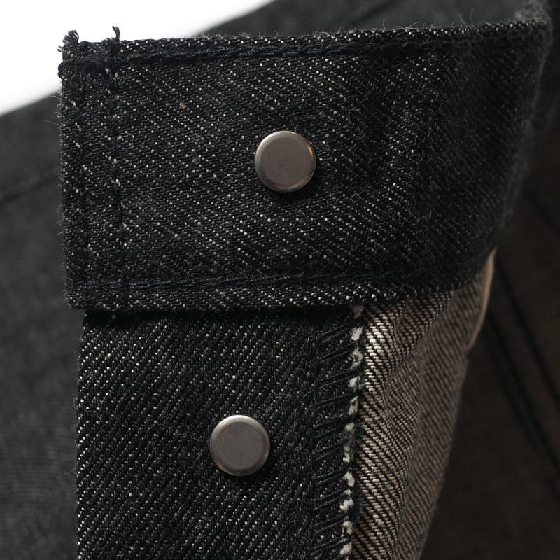 224-66B (66MODEL) BLACK DENIM - BLACK