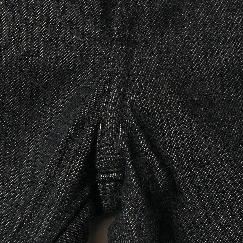 224-66B (66MODEL) BLACK DENIM - BLACK
