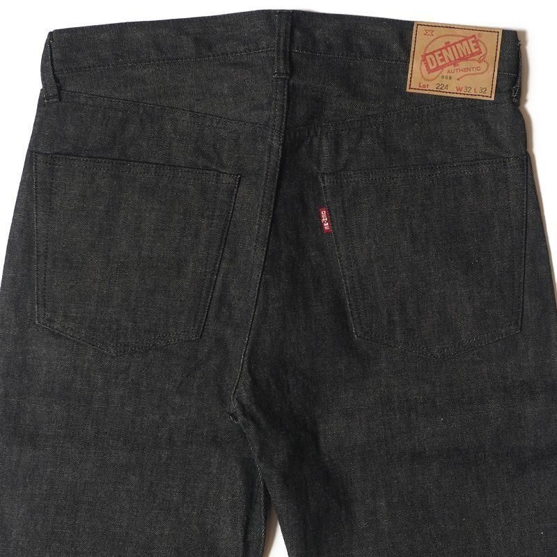 224-66B (66MODEL) BLACK DENIM - BLACK