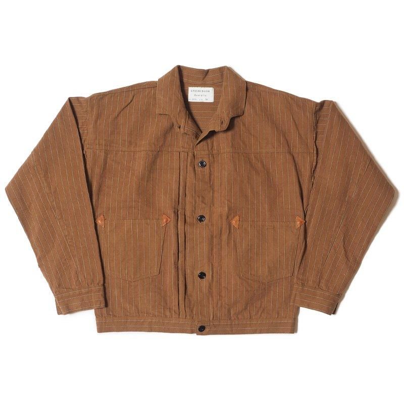 2214 1880 HEAVY LEATHER BOUND BLOUSE - DUCK STRIPE