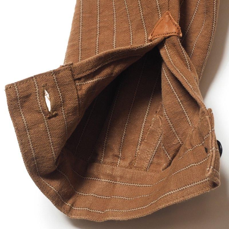2214 1880 HEAVY LEATHER BOUND BLOUSE - DUCK STRIPE