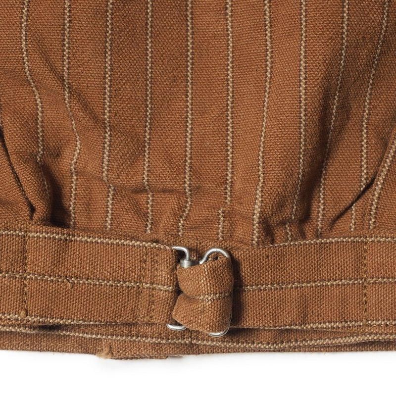 2214 1880 HEAVY LEATHER BOUND BLOUSE - DUCK STRIPE