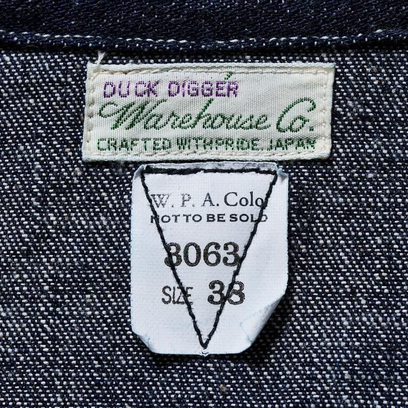 3063 1930'S WPA ONE POCKET PULLOVER SHIRT - INDIGO