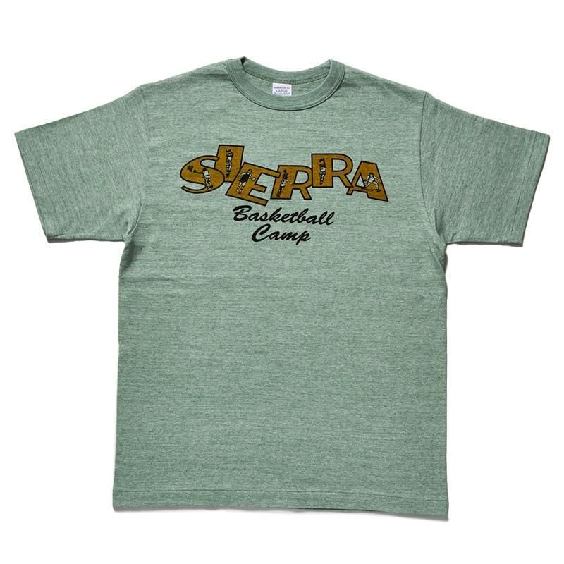 4096 88/12 HEATHER CREW NECK T SIERRA - GREEN