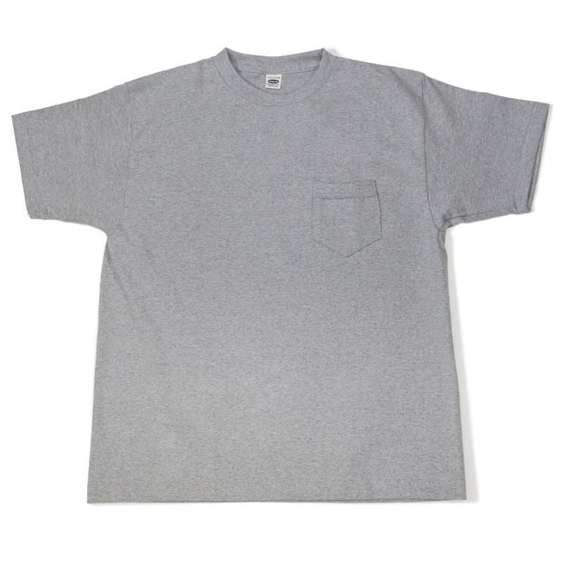 273 Crew Neck Pocket Tee - Heather Gray