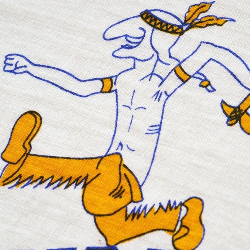 4800 3/4 SLEEVE BASEBALL TEE HAMILION - CREAM/BORDEAUX