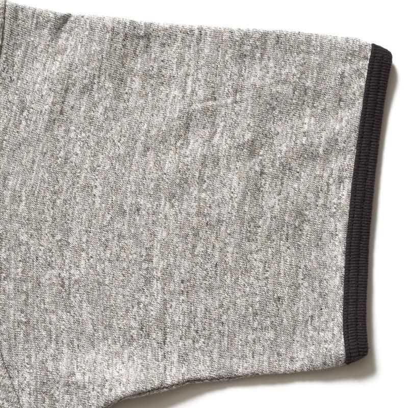 4059 RINGER TEE DEATH VALLEY - HEATHER GRAY/BLACK