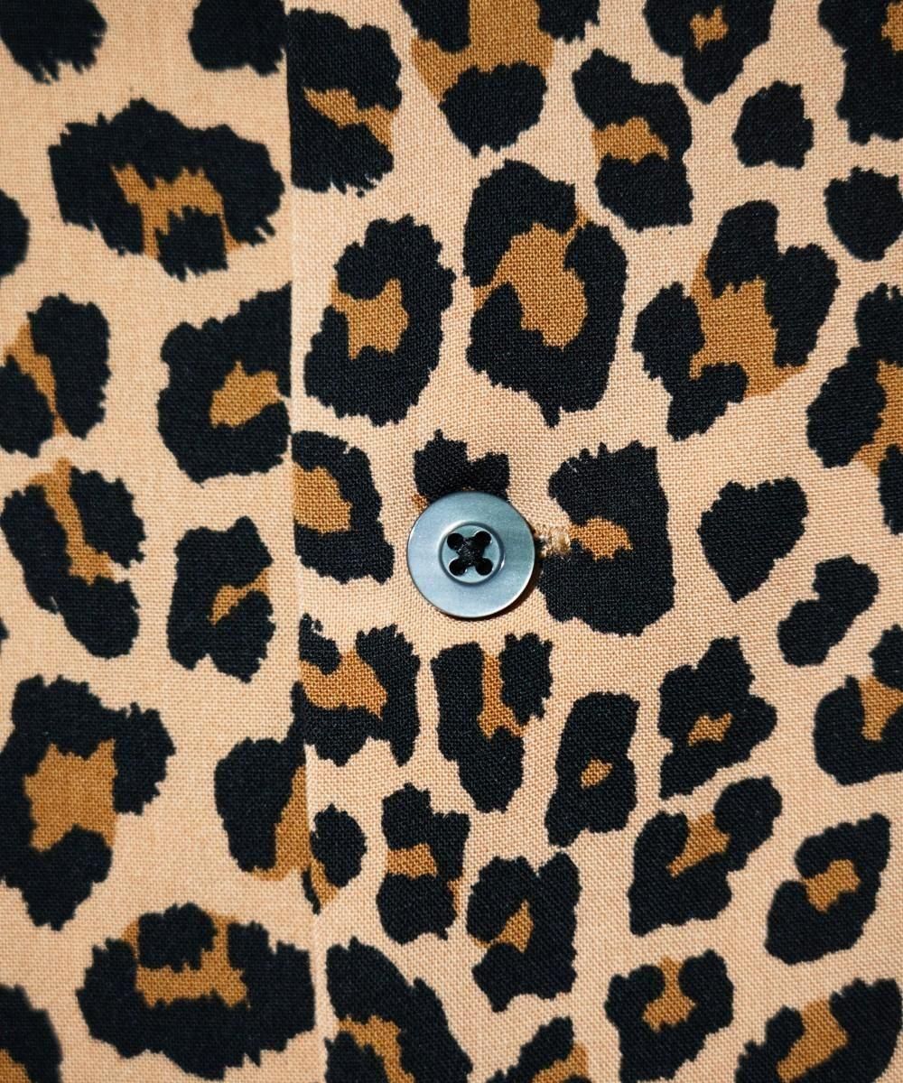 60S BOWLING SHIRT - LEOPARD