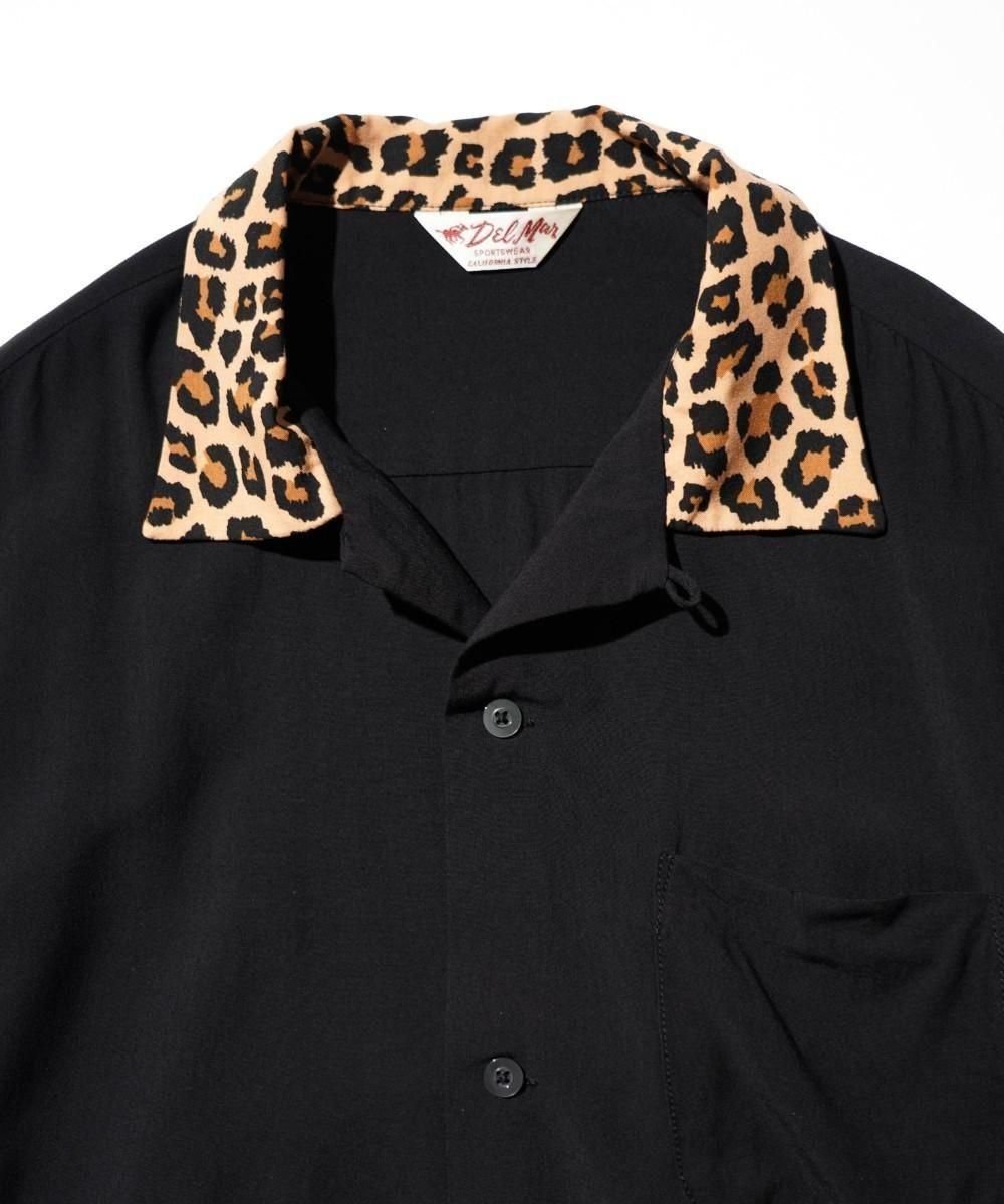 60S BOWLING SHIRT - BLACK